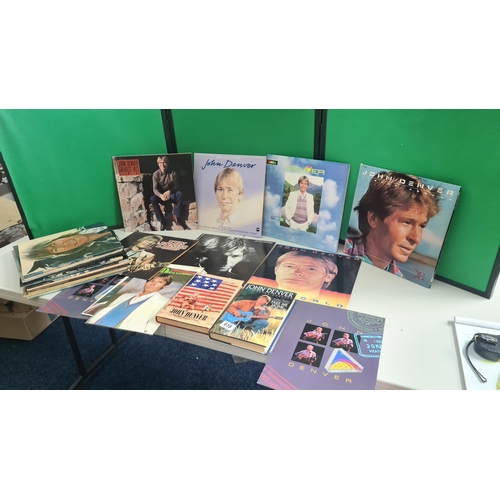 430 - Good Lot of John Denver Vinyl Records and other Collectables