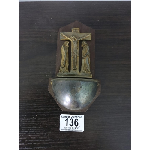 136 - Vintage Holy Water Font