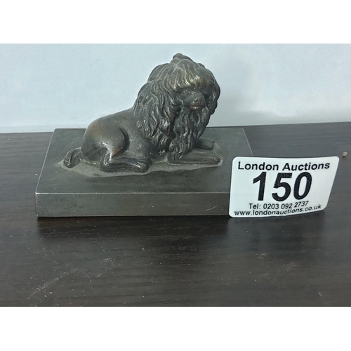 150 - Small Bronze Lion