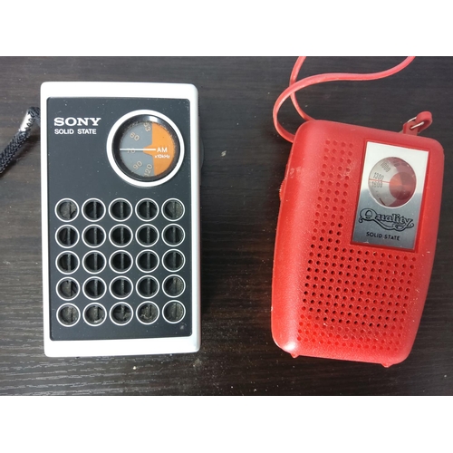 152 - Sony Solid State Radio + 1 Other