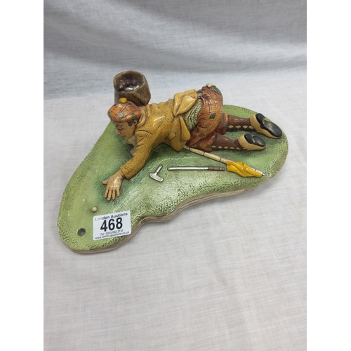 468 - Naturecraft Golfer Figurine