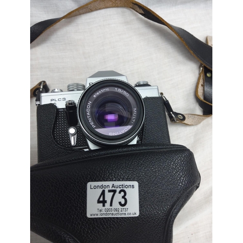 473 - Praktica PLC3 Camera with Pentacon Lens