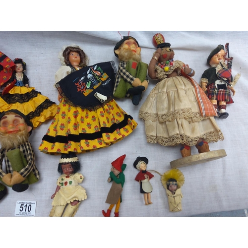 510 - Bag of Vintage Dolls