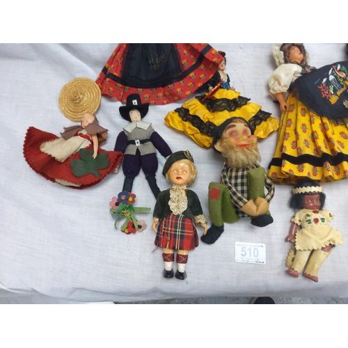 510 - Bag of Vintage Dolls