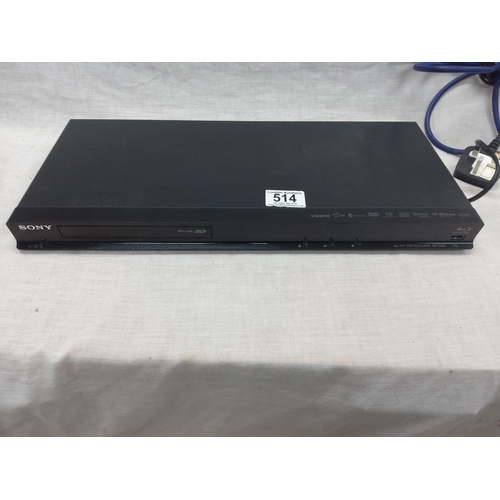 514 - Sony BDP-5480 Blue Ray Player with one Film