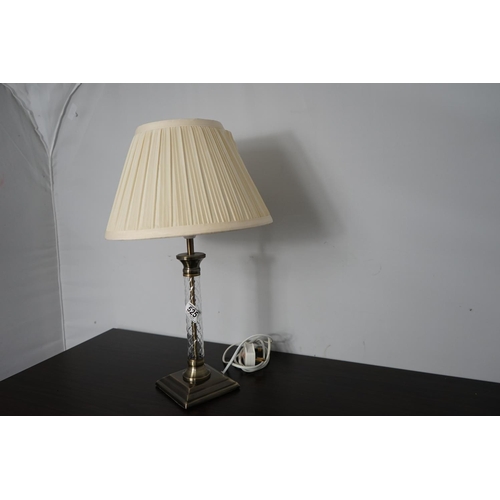 525 - Modern Glass Lamp with Shade