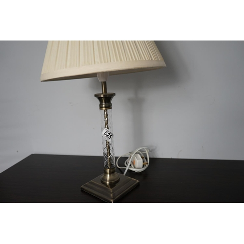 525 - Modern Glass Lamp with Shade