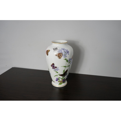 530 - Large John Wilkinson Butterfly Vase