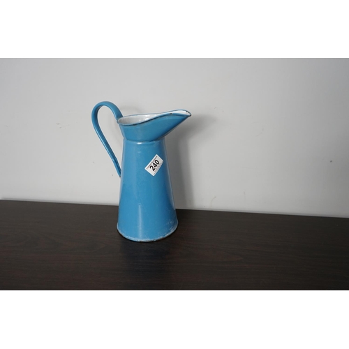 240 - Vintage Enamelled Jug