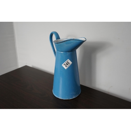 240 - Vintage Enamelled Jug