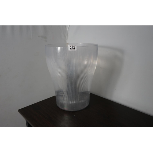 243 - Modern Guzzini Acrylic Bin