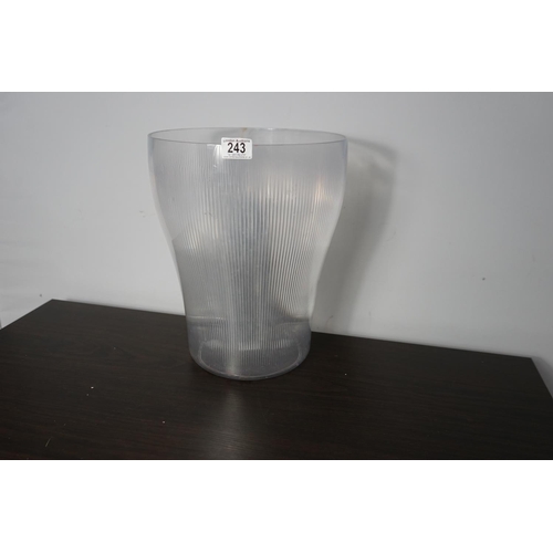 243 - Modern Guzzini Acrylic Bin