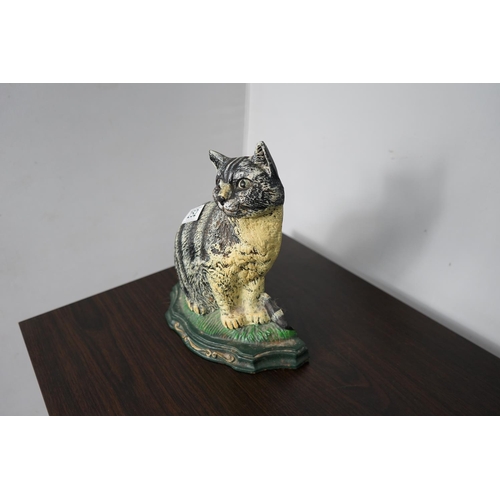 252 - Cast Iron Cat Doorstop