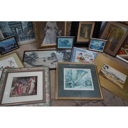 487 - Lot of Assorted Prints/Frames