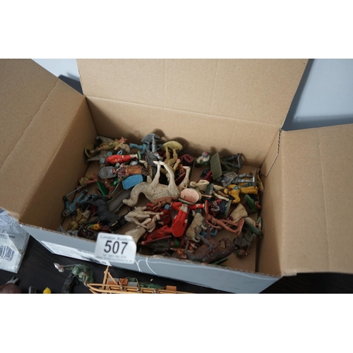 507 - Box of Asstd Toy Soliders