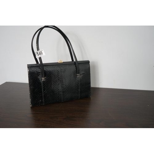 540 - Vintage Eros Leather Handbag