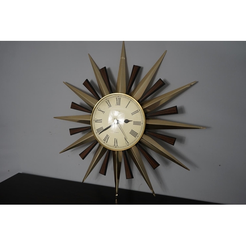 9 - Vintage Metamec Starburst Clock