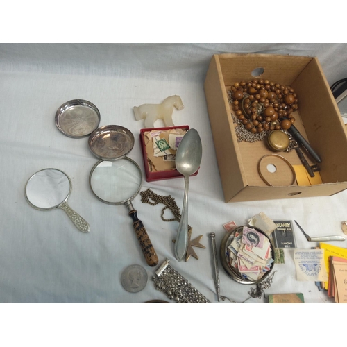 100 - Good Lot of Interesting Curios incl. Jewellery etc