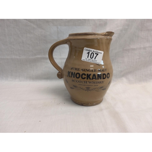 107 - Vintage Knockando Whisky Jug