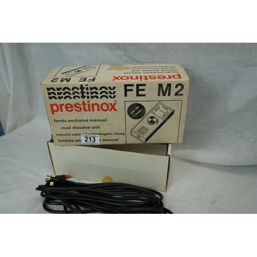 213 - Prestinox FE M2 Manual Dissolve Unit Boxed