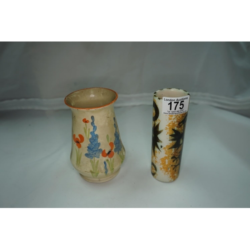 175 - Vintage Celtic Pottery vase and a Deco Myott Vase