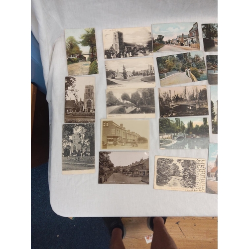 186 - Good Lot of Early 20th Century Local Postcards inc. Wallington, Chipstead etc