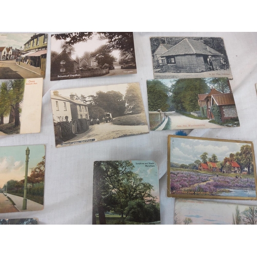 186 - Good Lot of Early 20th Century Local Postcards inc. Wallington, Chipstead etc