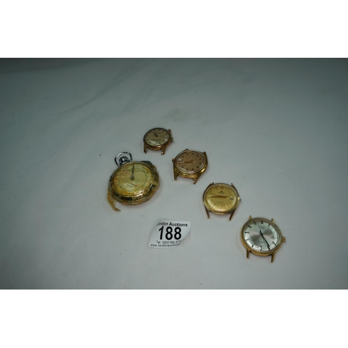 188 - Lot of Gents Watches