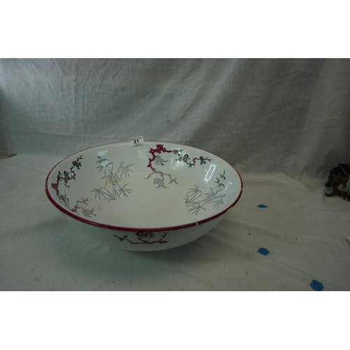 41 - Large Minton Wash Bowl 38cm Diameter