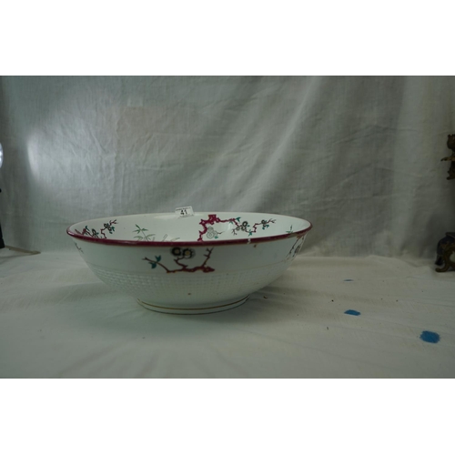 41 - Large Minton Wash Bowl 38cm Diameter