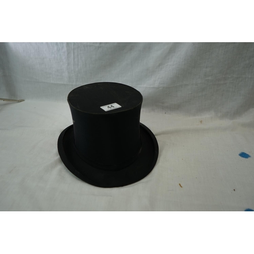 44 - Victorian Gibus Collapsible Top Hat