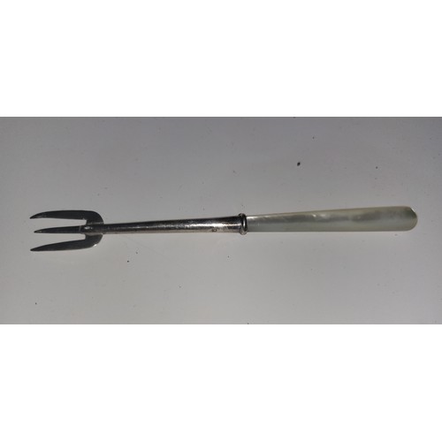 27 - Hallmarked Silver Cocktail fork