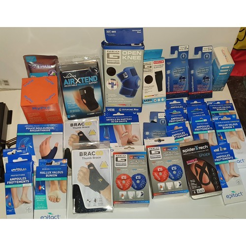 35 - A assortment of brand new injury related medical / health items - Over 30 items
