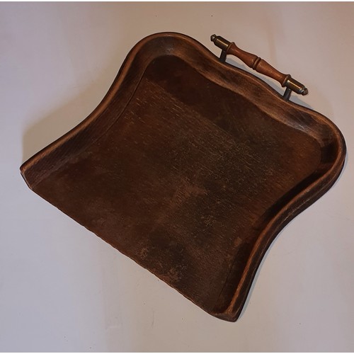 32 - Vintage wood crumb tray