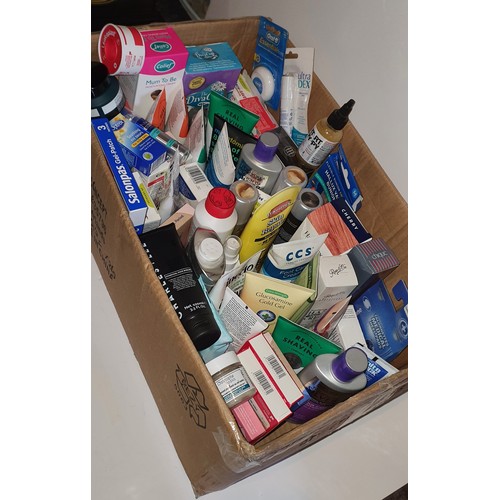 15 - Box containing a good lot of mixed new medical / health items including creams, Oils, Supplements, a... 