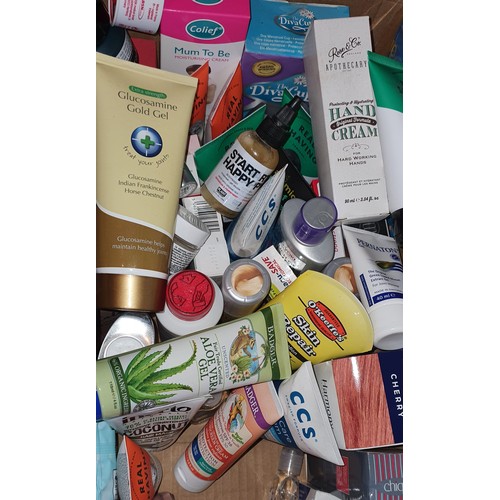 15 - Box containing a good lot of mixed new medical / health items including creams, Oils, Supplements, a... 