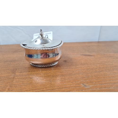 110 - Hallmarked Silver Mustard Pot Sheffield 1904