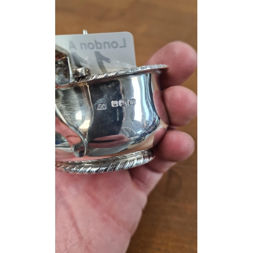 110 - Hallmarked Silver Mustard Pot Sheffield 1904