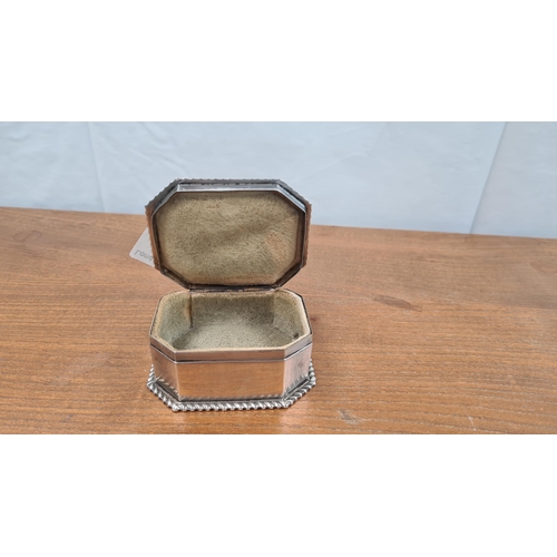 111 - Hallmarked Silver Box Chester 1897 (112.8g)