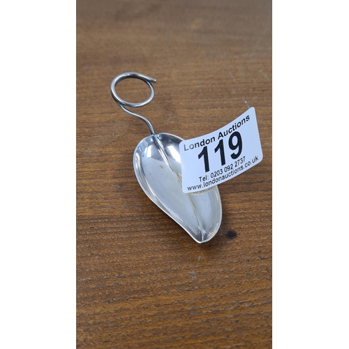 119 - Ornamental Sterling Silver Spoon 14.5g