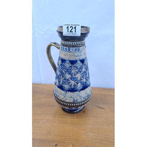 121 - Victorian Doulton Lambeth Jug Size 24cm