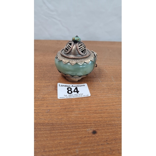 84 - Tibetan Jade Incense Burner
