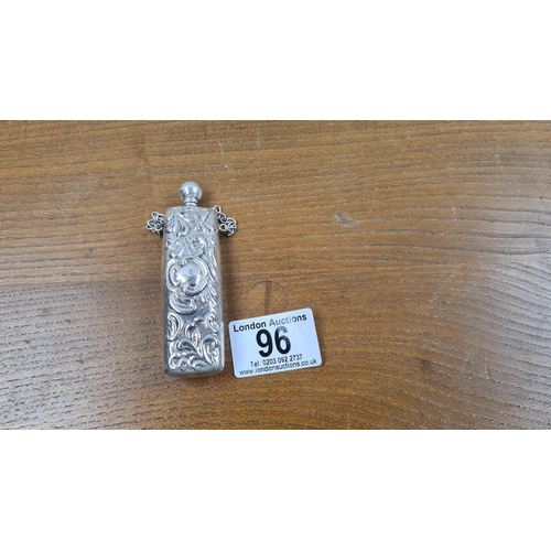 96 - Hallmarked Silver Scent Bottle 37g