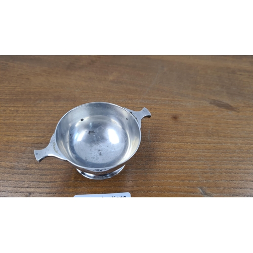 99 - Small Hallmarked Silver Quaich Cup London 1911 46g