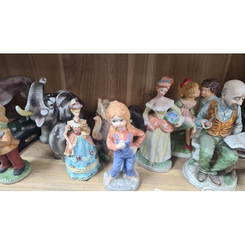 641 - Shelf of Good Bric a Brac, Figurines etc