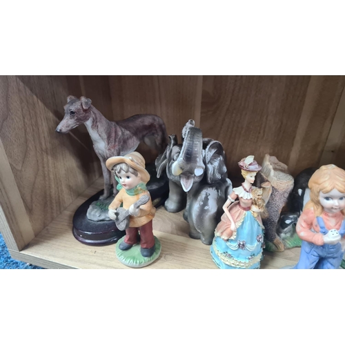 641 - Shelf of Good Bric a Brac, Figurines etc