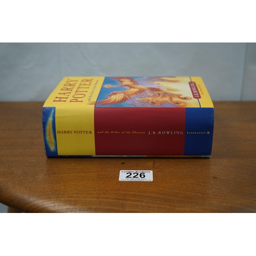 226 - Harry Potter and the Order of the Phoenix First Edition Book