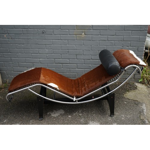 1a - Le Corbusier LC4 Lounge Chair c. 1980/90s Purchased from Harrods. New Cushions Last Year