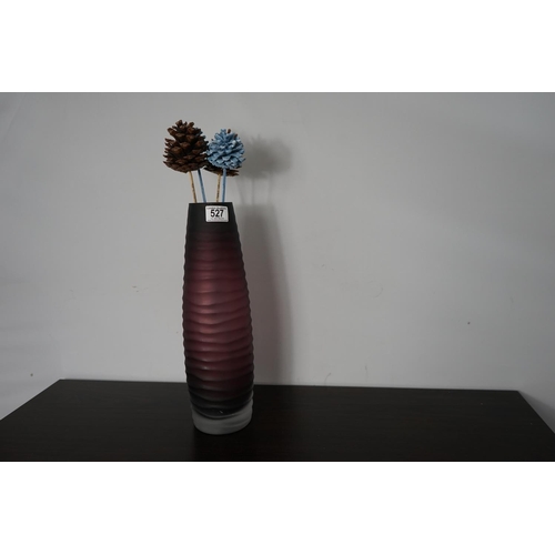 675 - Modern Glass Vase (40cm)