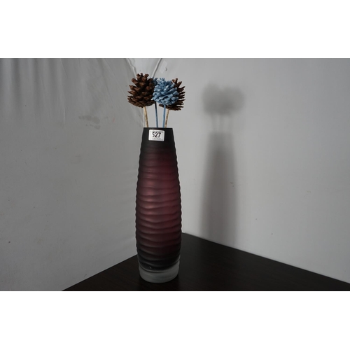 675 - Modern Glass Vase (40cm)